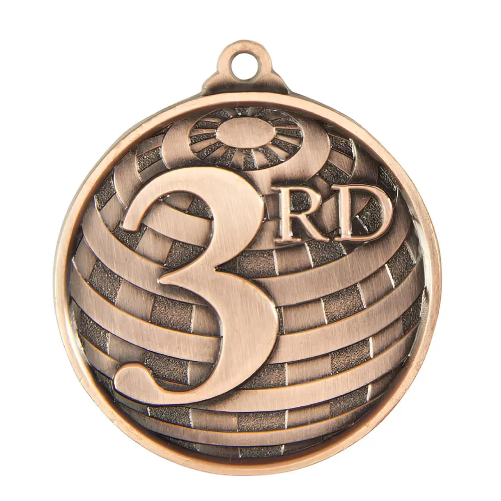 Bronze global medal-3rd with zinc alloy construction