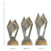 Archery Peak trophies next to ruler