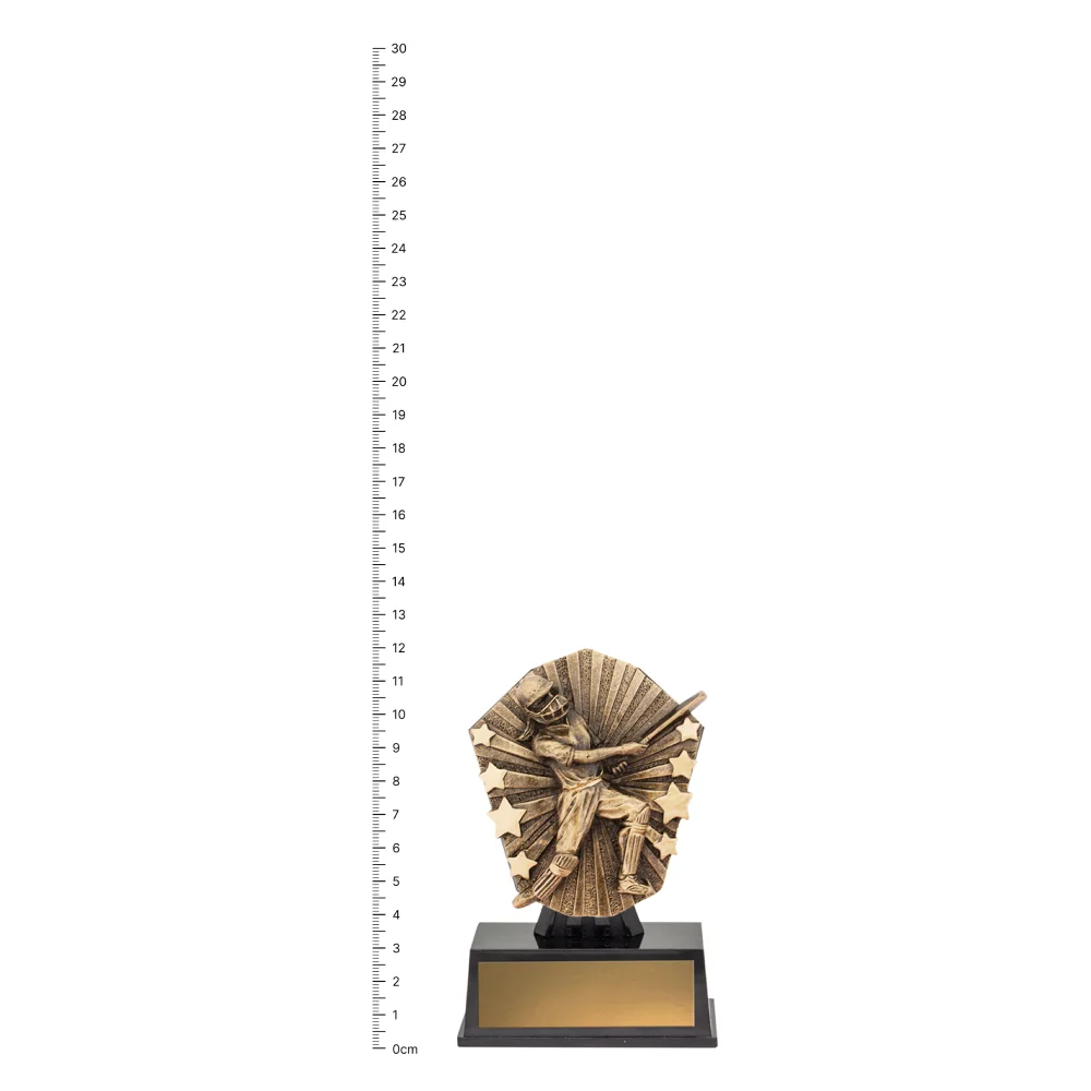 Batting Cosmos Super Mini Female next to ruler