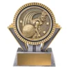 Silver / gold spartan - bowling with resin construction