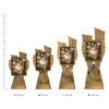 Cheerleading Antique Gold Lynx trophies to next ruler