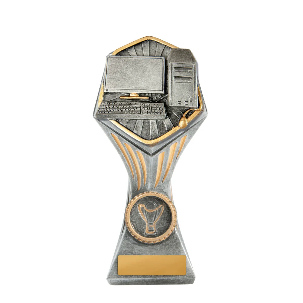Silver / gold gladiator series-computers with resin construction
