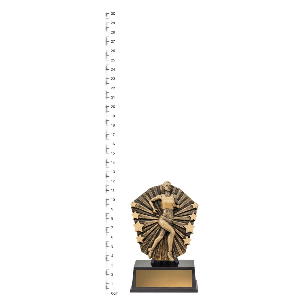 Cosmos Super Mini - Female Running trophy next ruler