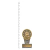 Duck Mini IKON trophy next to ruler