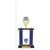 Football Ace Poster trophy next to ruler