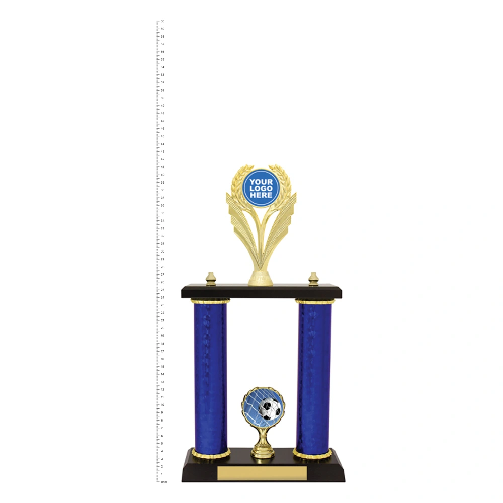 Football Ace Poster trophy next to ruler