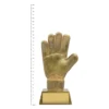 Goalie Glove trophy next to ruler