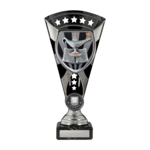 Gunmetal / black cobra cup-knowledge with plastic / marble construction