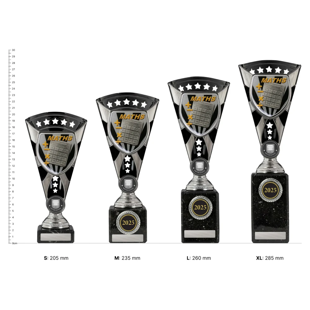 Maths Cobra Cups next to ruler