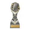 Silver / gold falcon tower-maths with res / ilient construction