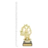 Maths Figure Trophy next to ruler