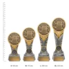 Maths IKON trophies next to ruler
