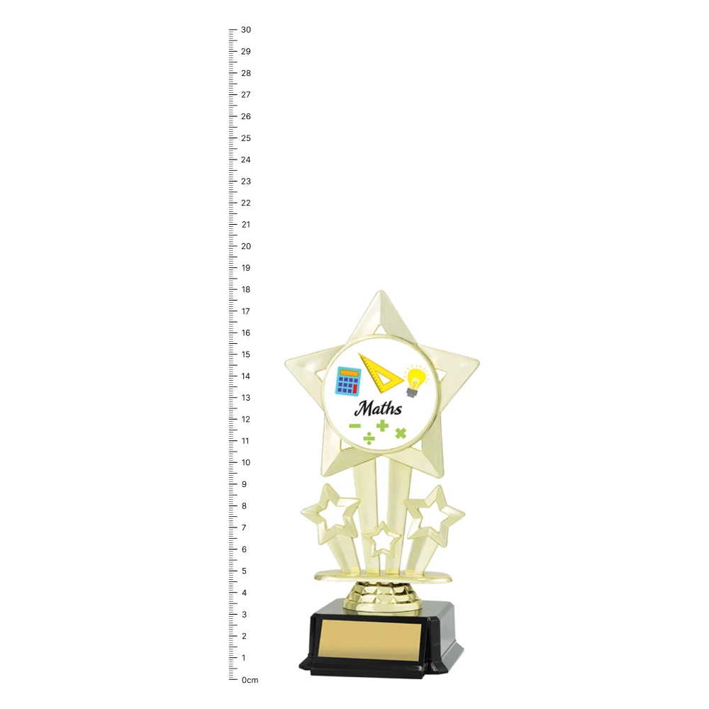 Maths Icon Star trophy next to ruler