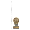 Maths Mini IKON trophy next to ruler