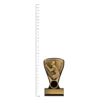 Fielding Nova Mini trophy next to ruler