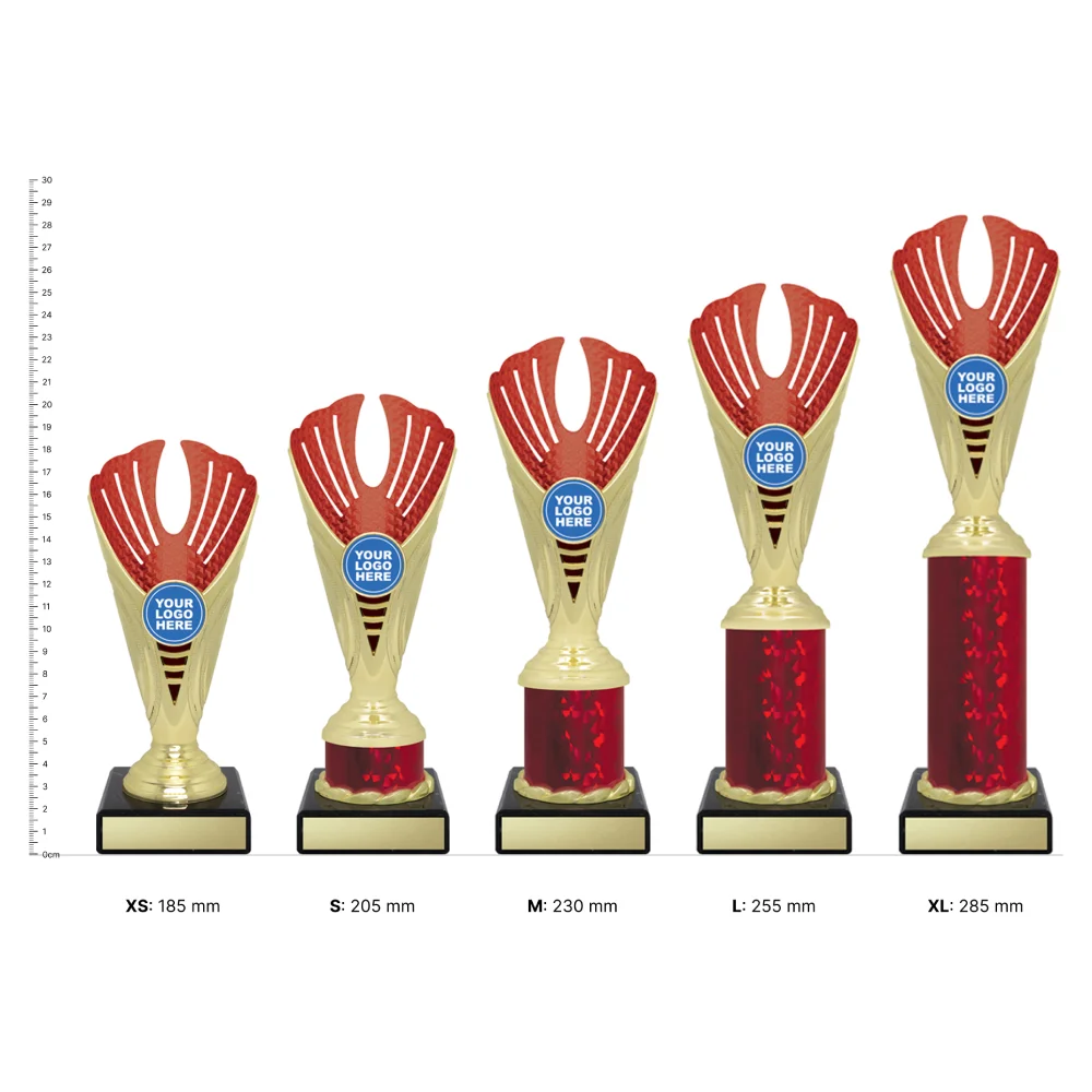 Paloma - Red trophies next to ruler