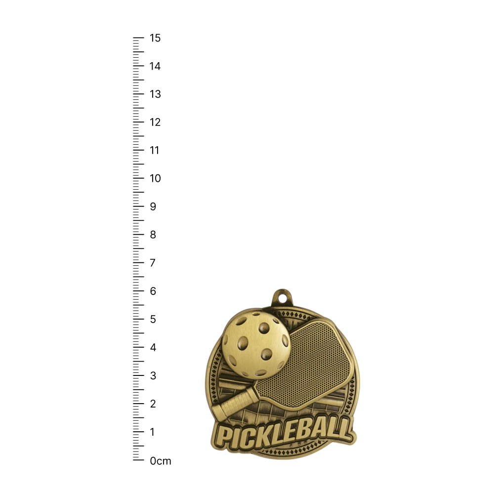 Pickleball Tempo next to ruler