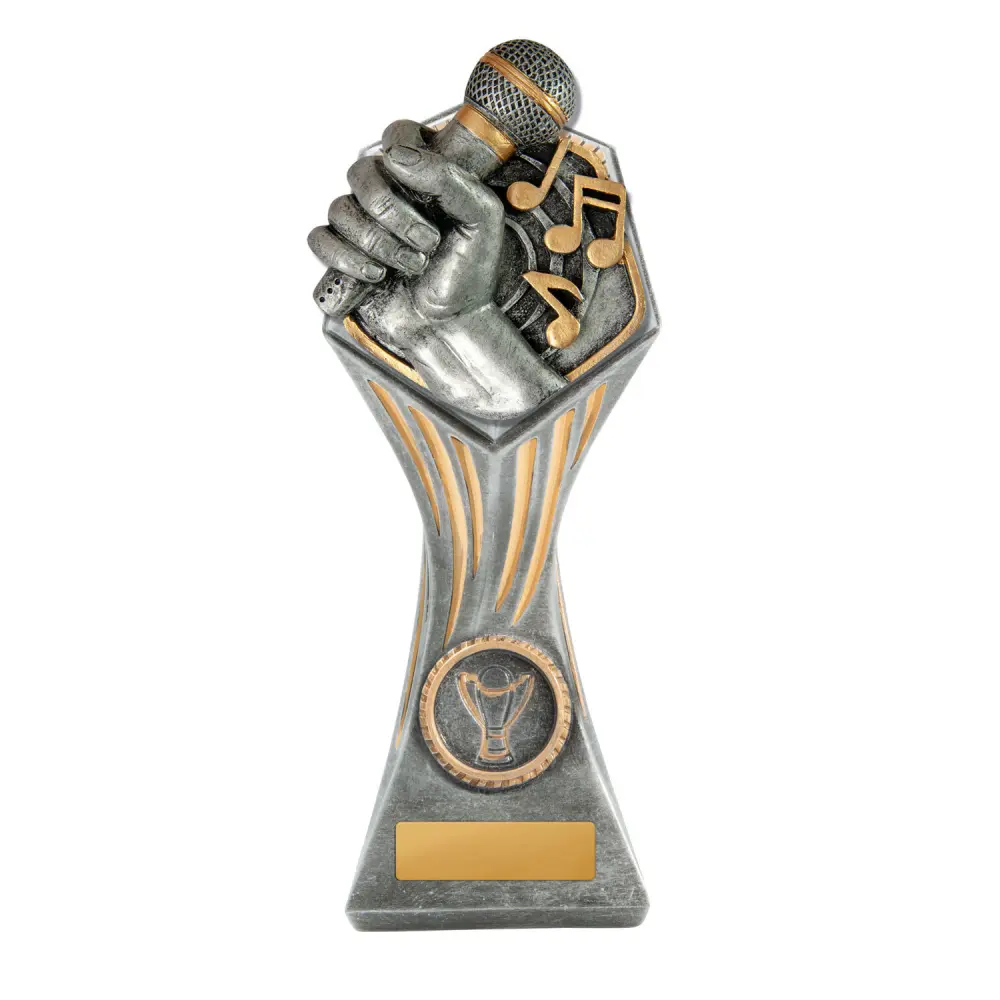 Silver / gold gladiator series-public speaking with resin construction