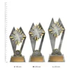 Public Speaking Peak trophies next to ruler