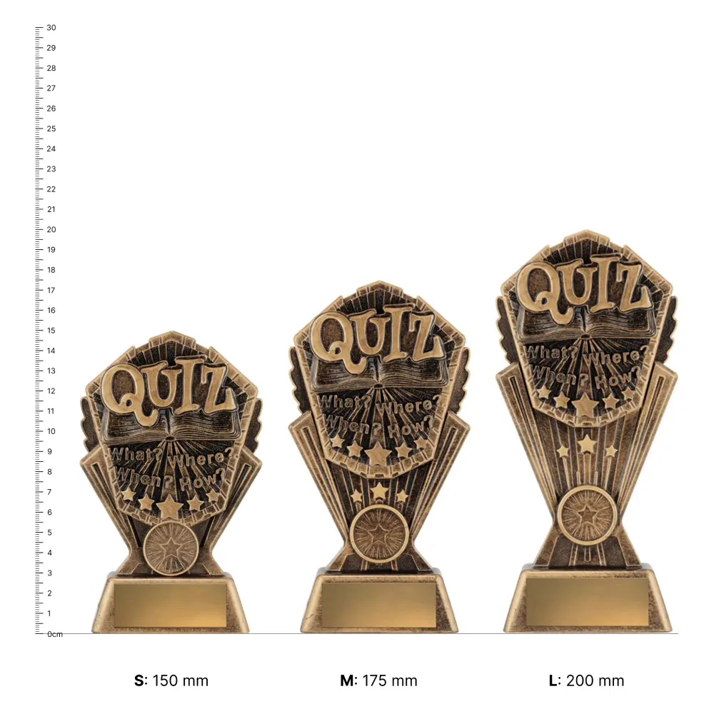 Quiz Cosmos trophies next to ruler
