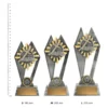 Religion Peak trophies next to ruler