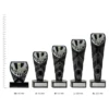 Science Black Cobra trophies next to ruler