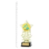 Science Icon Star trophy next to ruler