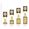Science Lynx Sentry trophies next to ruler