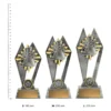 Science Peak trophies next to ruler