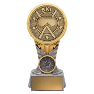 Silver / gold ikon - ski with resin construction