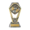 Silver / gold hex tower-spelling with resin construction