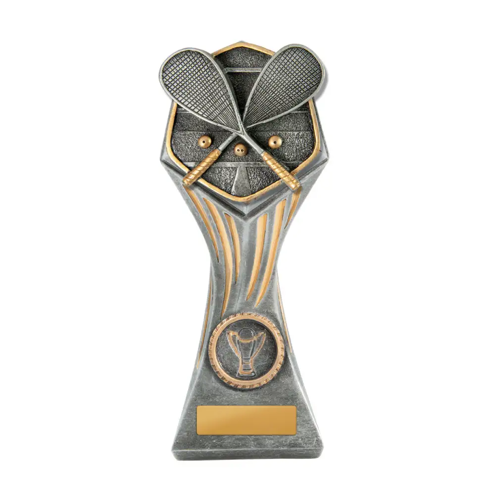 Silver / gold gladiator series-squash with resin construction