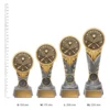Squash IKON trophies next to ruler