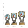Surfing Polaris Colour trophies next to ruler