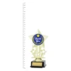 Thank You Icon Star trophy next to ruler