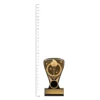 Torch Nova Mini trophy next to ruler