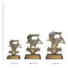 Track Tri-Star trophies next to ruler