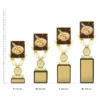 Visual Arts Lynx Sentry trophies next to ruler