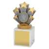 Silver achievement budget crystal with crystal construction