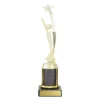 Black achievement for the stars with plastic / marble construction