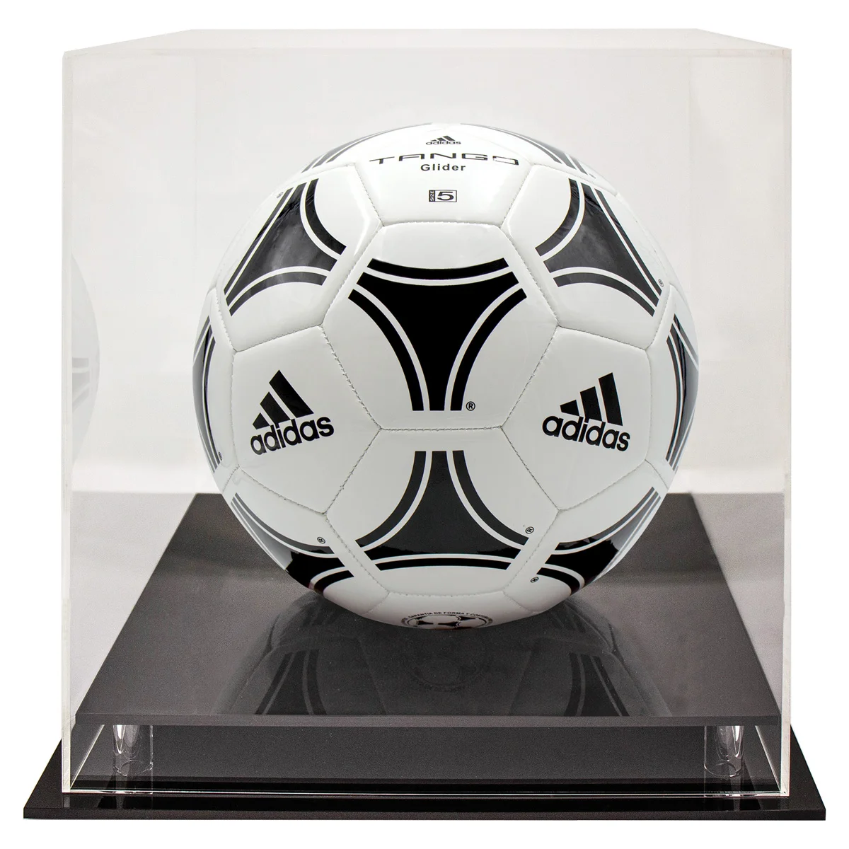 Acrylic case - round ball with acrylic construction