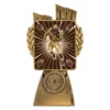Gold antique gold lynx - american football with resin construction