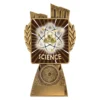 Gold antique gold lynx - science with resin construction