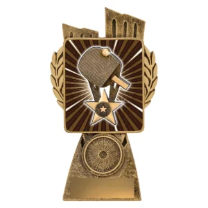 Gold antique gold lynx - table tennis with resin construction