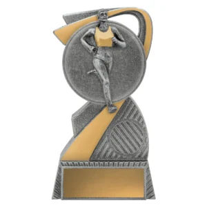 Silver arclight - female running with resin construction