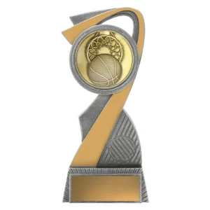 Silver / gold arclight gold - basketball with plastic / metal construction