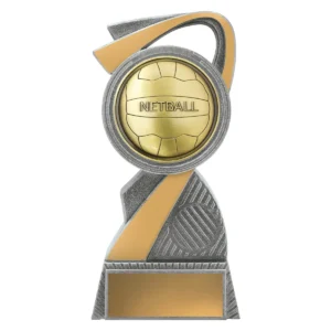Silver / gold arclight gold - netball with plastic / metal construction