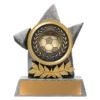 Silver argo - football antique with resin construction