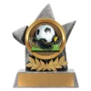 Silver argo - football with resin construction