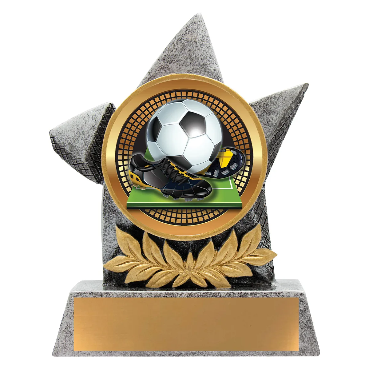 Silver argo - football with resin construction